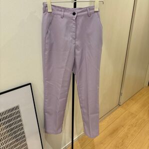 センタープレスパンツ パープル Mサイズ ALICE
