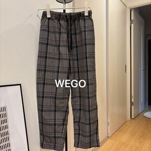 WEGO チェック柄パンツ ポケット有り ウィーゴー