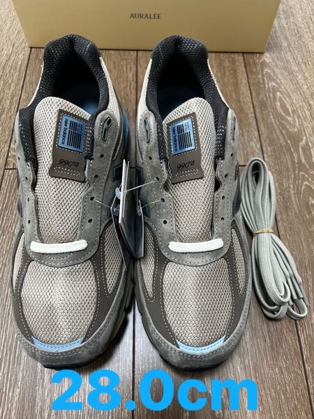 AURALEE × New Balance 990V4 "Taupe" 28.0cm