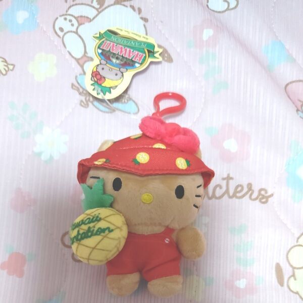 【ハワイ限定】Dole Plantation×ハローキティ限定ぬいぐるみマスコット パイナップルキティ サンリオ