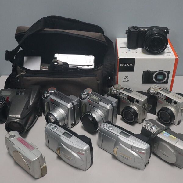 カメラ 色々まとめ OLYMPUS Victor SONY α5100 ジャンク オリンパス ビクター ソニー