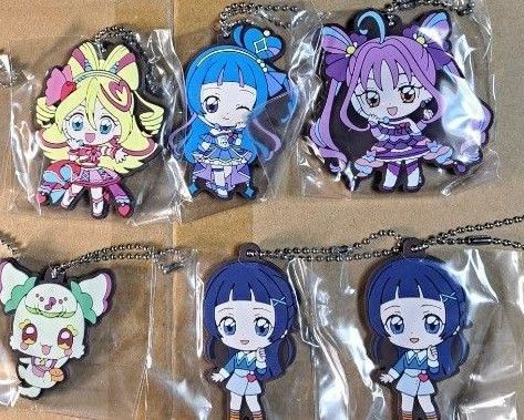 キミとアイドルプリキュア カプセルラバーマスコット1 5種6個セット