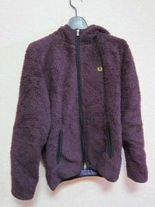 FRED PERRY fleece boa jacket M purple #F2172 Fred Perry 