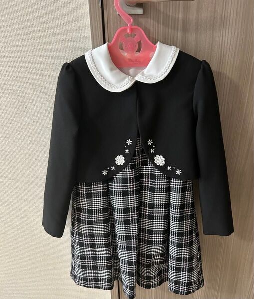 フォーマルワンピース 120cm 女の子 発表会 入学式 結婚式 フォーマルスーツ ワンピース 卒園式