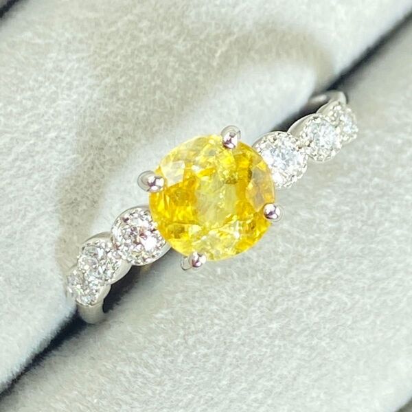 【22-36】スフェーン ダイヤ リングSPH 0.92ct D 0.17ct