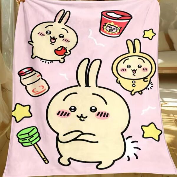 ちいかわ うさぎ ブランケット 毛布