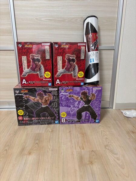 一番くじ刃牙 フィギュアA2、B1つ、ラストワン