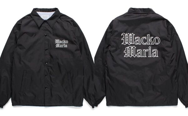 WACKO MARIA 24SS COACH JACKET ブラック M ワコマリア コーチジャケット 黒