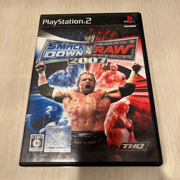 【PS2】 WWE 2007 SmackDown vs Raw