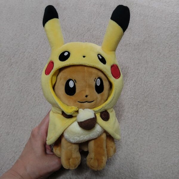ポケットモンスター ぬいぐるみ ピカチュウポンチョのイーブイ ポケモンセンター限定品 【廃盤品】