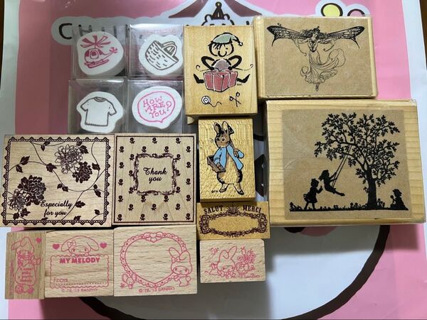 【希少】デザインスタンプ 東京アンティーク ローラアシュレイ ピーターラビット クリムゲン