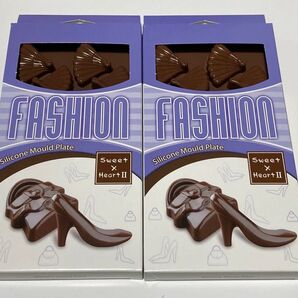 パール金属Sweet×Heart IIファッションデザインのシリコン製 製菓用モールド、イタリア製