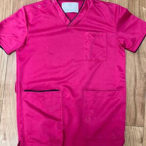 ナース 看護師 コスプレ スクラブ ゴルフウェア 半袖 ハーフジップ 体操服 20代前半 女性 着用済み