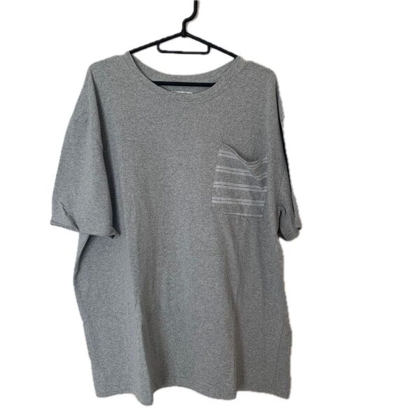 Tシャツ&ハーフパンツ 上下セット グレー/ボーダー (L) S ブラック ネイビー