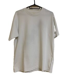 メンズ(ジュニア)Tシャツ 背面ロゴTシャツ ホワイト ( L)