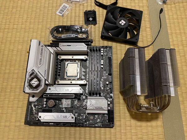 Asrock steel legend B760M wifi & 13600K & Thermalright PA120SEおまけ