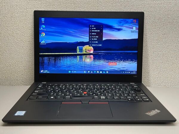 ThinkPad X280 Corei3-8130U 8G NVMe256GB カメラ無し MicrosoftOffice2021