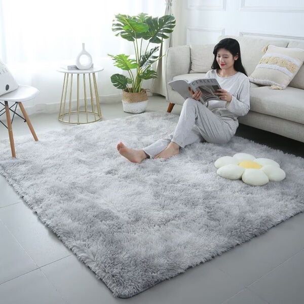 厳選品180x200cm即日発送厚手仕様ふわふわラグ 毛足絨毯 洗える滑り止め ラグマット おしゃれ