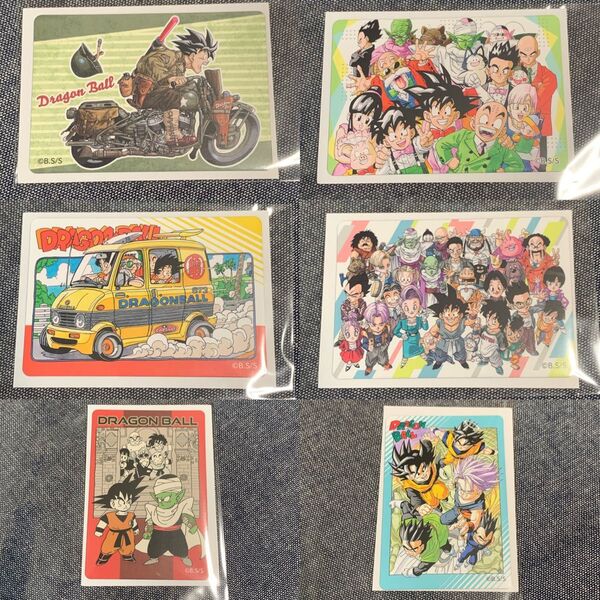 【6点セット】ドラゴンボール マグネットステッカー ジャンプショップ限定