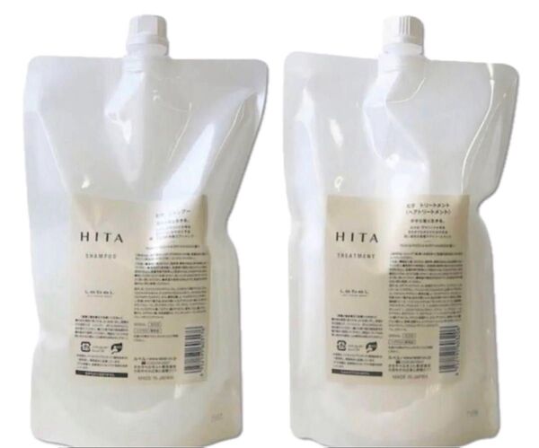 ルベル ヒタ シャンプー800ml トリートメント800g