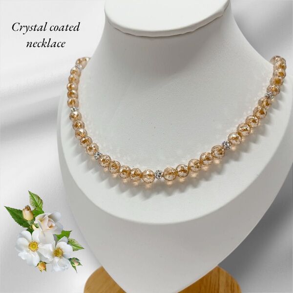 【金運 健康運アップ】水晶コーティングスワロ入りネックレス シルバー925 ネックレス アクセサリー ジュエリー SILVER