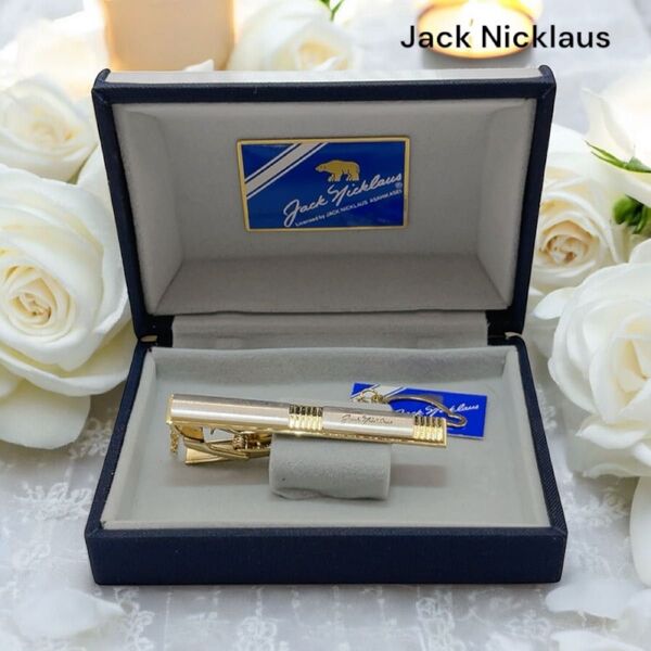 未使用品【Jack Nicklaus】ネクタイピンケースあり 父の日ギフトにも ビジネス