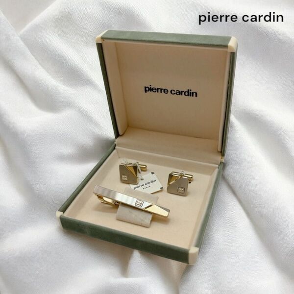 未使用【pierre cardin】ピエールカルダン タイピン・カフスセット① ネクタイピン セット カフスボタン