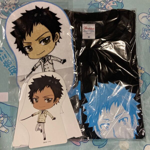 REBORN ひこくじ 第2弾 Tシャツ BIGPOPスタンド ダイカットタオル 3点セット 山本武