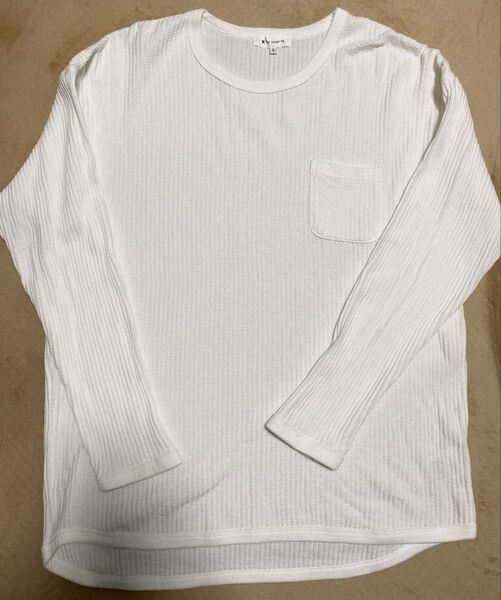 美品 THE SHOP TK ワッフル ロンT サイズ L
