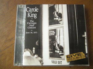 CAROLE KING/THE CARNEGIE HALL CONCERT 国内盤