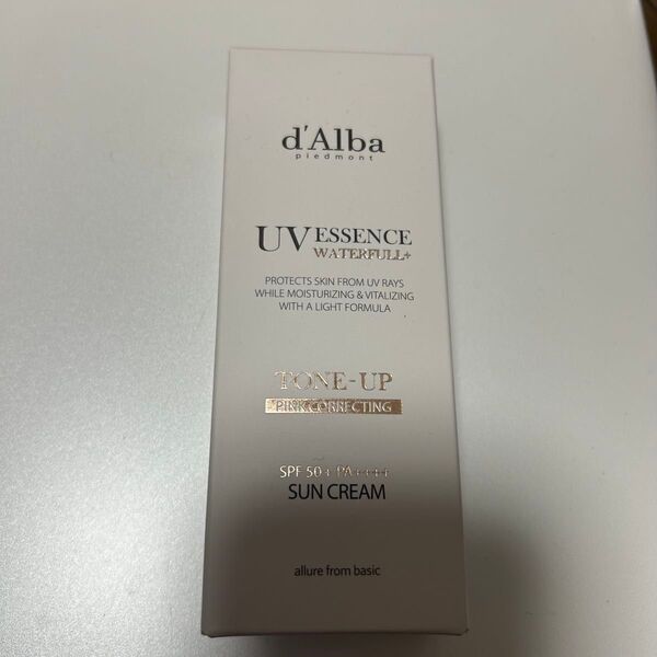 新品! ダルバ d'Alba ウォータフルトーンアップサンクリーム ピンクbh