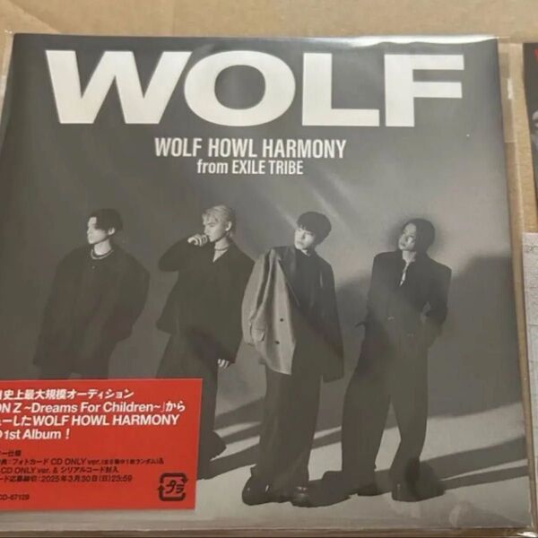 WOLFHOWLHARMONY ウルフハウルハーモニー『WOLF』アルバムCDのみ 紙ジャケット仕様 シングルCD付き
