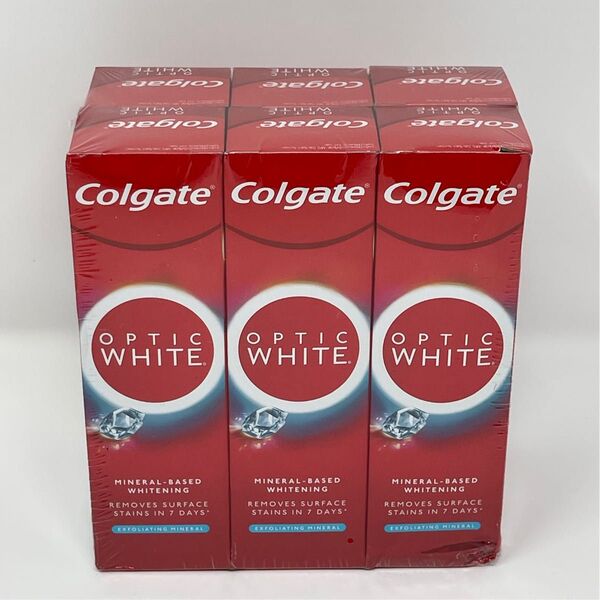 Colgate☆コルゲート☆歯磨き粉☆オプティックホワイト☆6本☆タイ