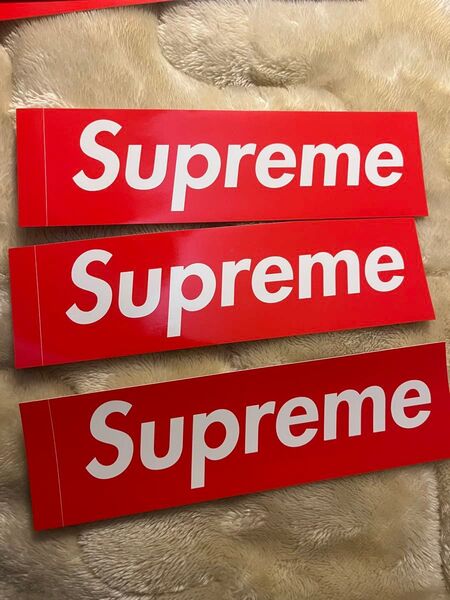supreme ボックスロゴステッカー boxlogo 3枚