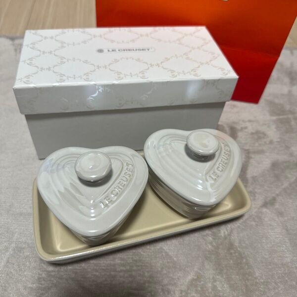 ルクルーゼ ココット キッチン 小物入れ 小皿 ハート型 ココットロンド 公式 CREUSET