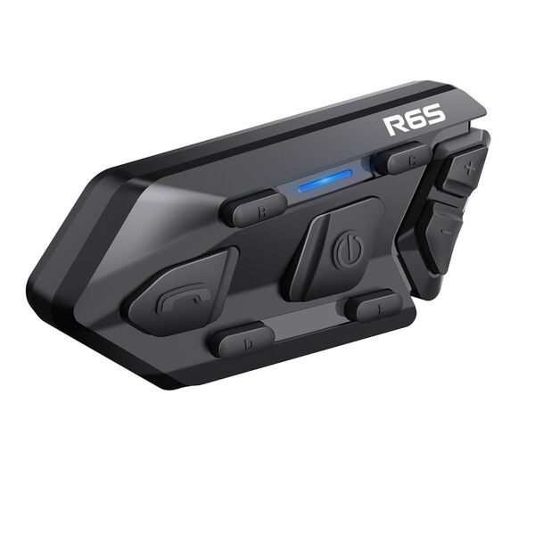 バイクインカム イヤホン R65 最大6人接続 2人同時通話 オートバイ ヘッドセット Bluetooth Siri対応 IP67