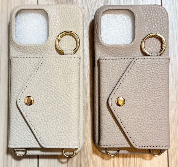 ◆週末限定お値下げ◆ 新品2個セット【iPhone15 pro max ケース】ショルダーストラップ付