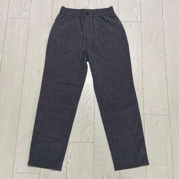 URBAN RESEARCH DOORS アーバンリサーチドアーズ 吸水速乾リネンライクイージーパンツ Sサイズ チャコールグレー