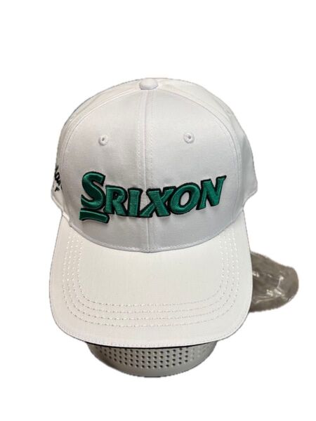 ダンロップ SRIXON スリクソン メンズ ツアープロモデル キャップ SMH3130X ホワイトグリーン ゴルフウェア
