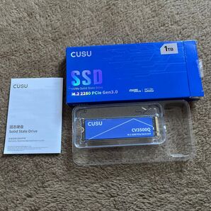 新品 CUSU CV3500Q M.2 NVMe SSD 1TB PCIe Gen3.0x4
