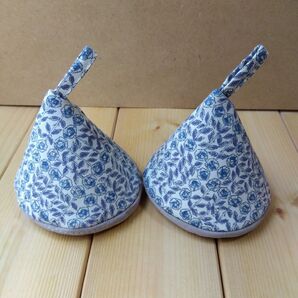 9 ハンドメイド 鍋つかみ 2点セット リバティプリント ミナペルホネン
