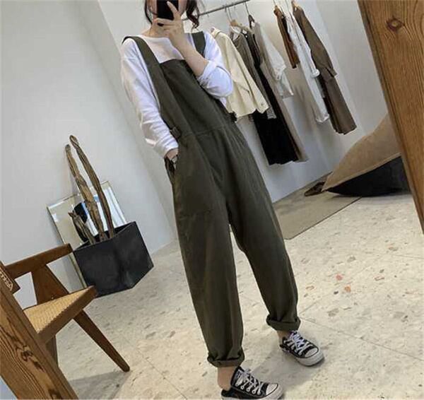 サロペット パンツ レディース サロペットパンツ ロングパンツ パンツおしゃれ オールインワン オーバーオール ワイドパンツ