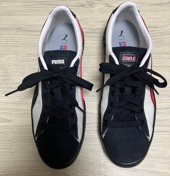 【中古】スニーカー PUMA SUEDE VTG STAPLE ATMOS / プーマ スウェード VTG ステープル アトモス