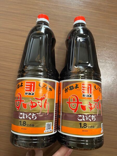 かねよ 母ゆずり 濃口醤油 ペットボトル 1.8L × 2本