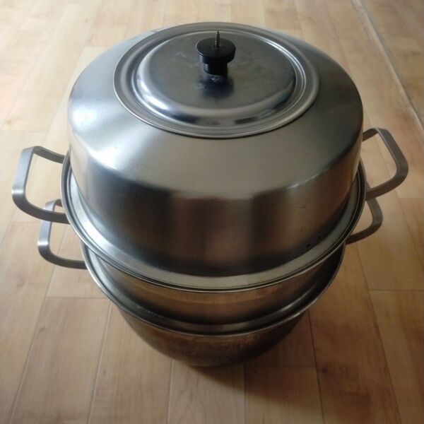 蒸し料理 調理器具 両手鍋 蒸し器蒸し器パン ステンレススチール 蒸し器 調理器具 鍋 ソースポット 多層ボイラー キッチン
