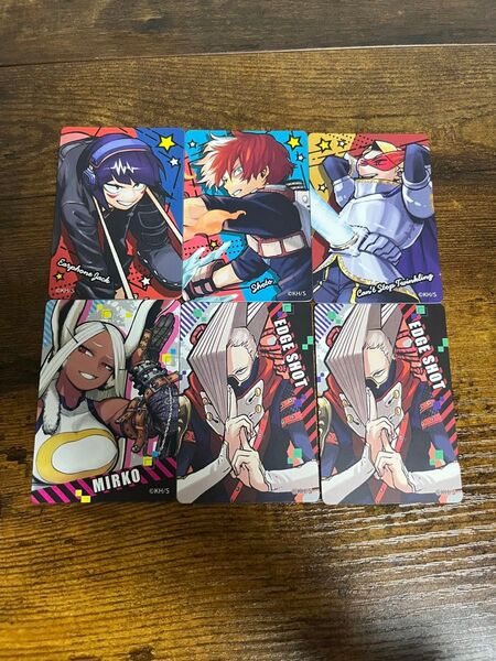 僕のヒーローアカデミア マグネットステッカーコレクション 耳郎響香 轟焦凍 青山優雅 ミルコ エッジショット バラ売り可