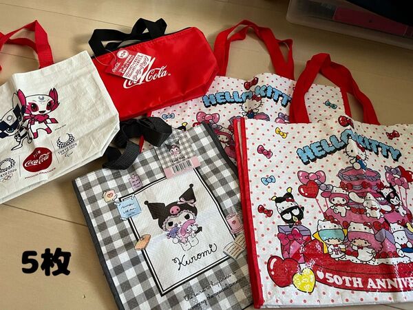 エコバック キティ クロミ コカコーラ 東京オリンピック トートバッグ