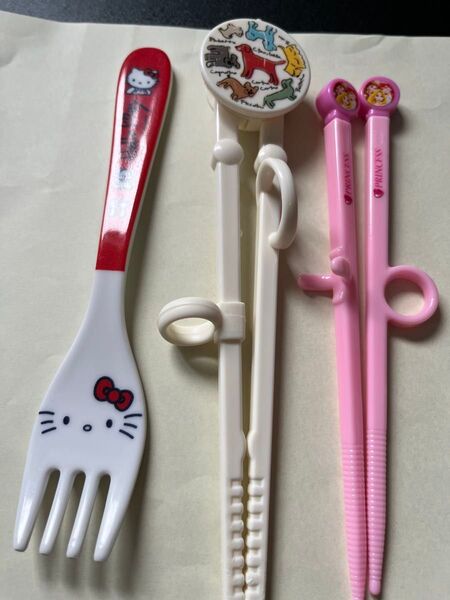 トレーニング箸 練習用箸 キティフォーク