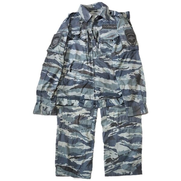 ロシア軍 実物 ミリタリー アウトドア 内務省 警察 迷彩服 戦闘服 48-4