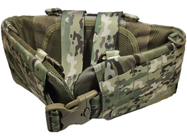 ロシア軍 レプリカ SSO コピー品 MOLLE ベルトハーネス 100cm マルチカム迷彩